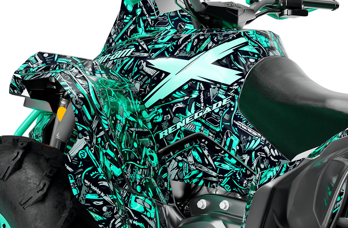 Наклейки CAN-AM RENEGADE 001_1