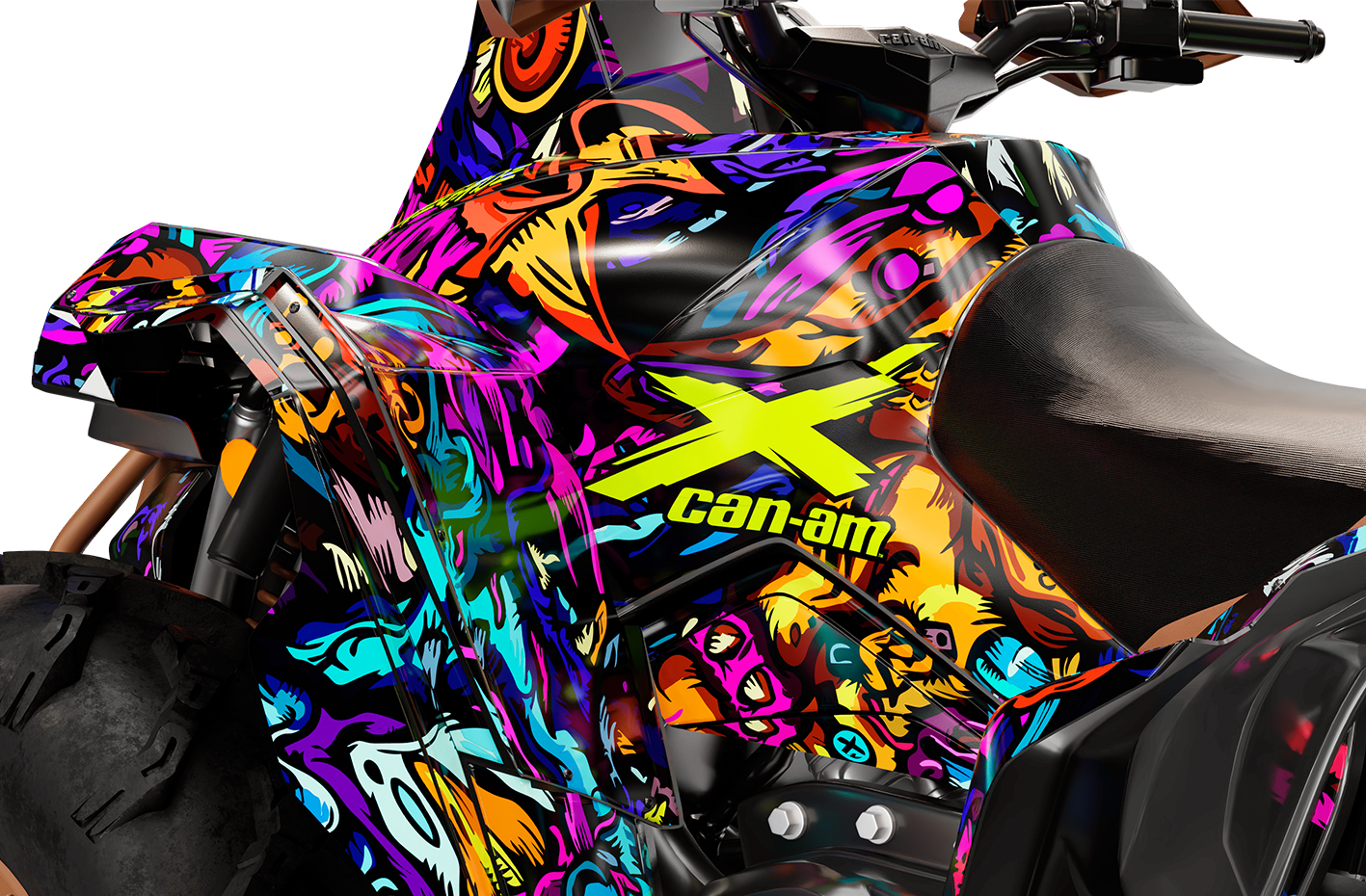 Наклейки CAN-AM RENEGADE 008_1