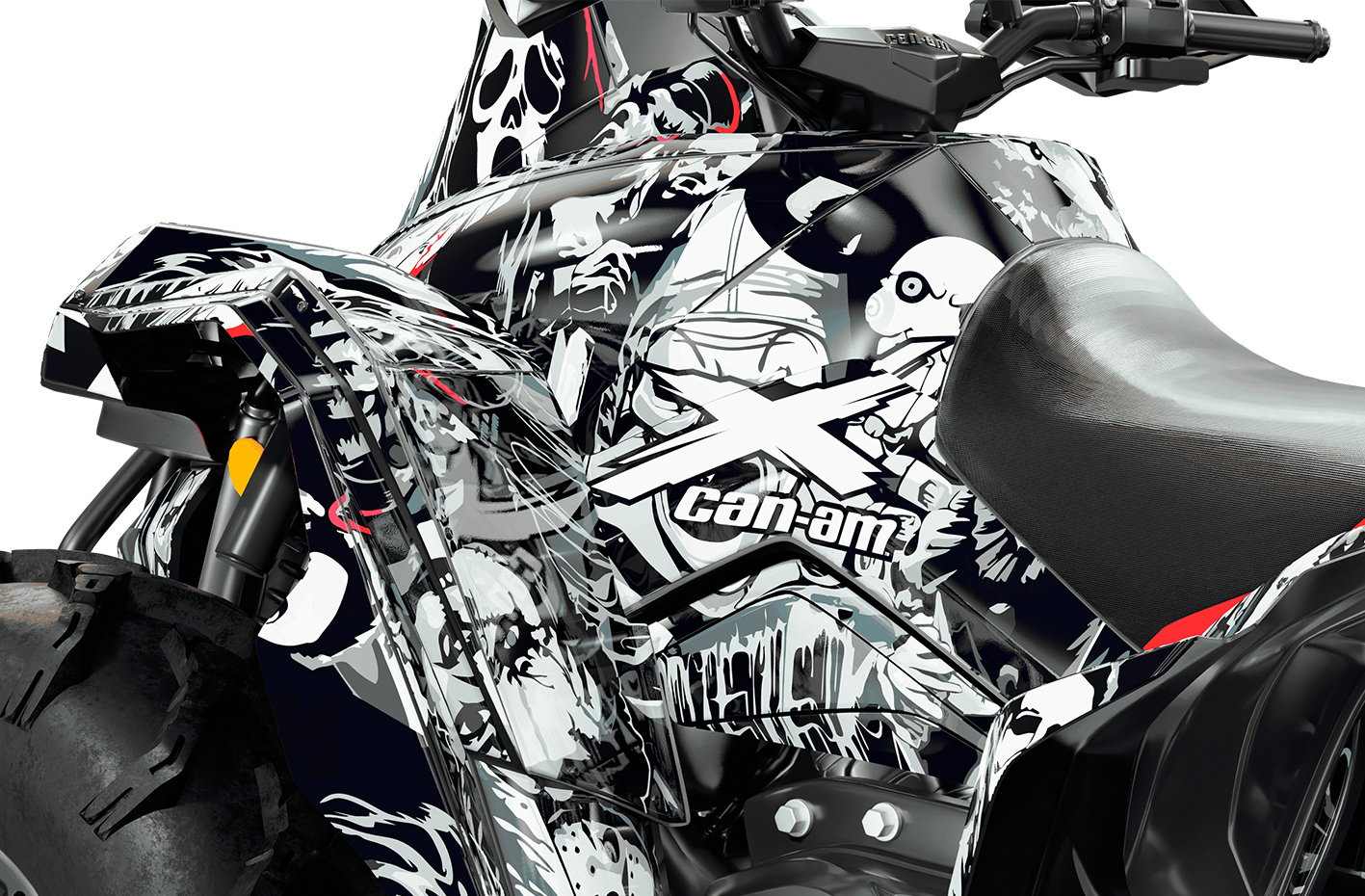 Наклейки CAN-AM RENEGADE 010_1
