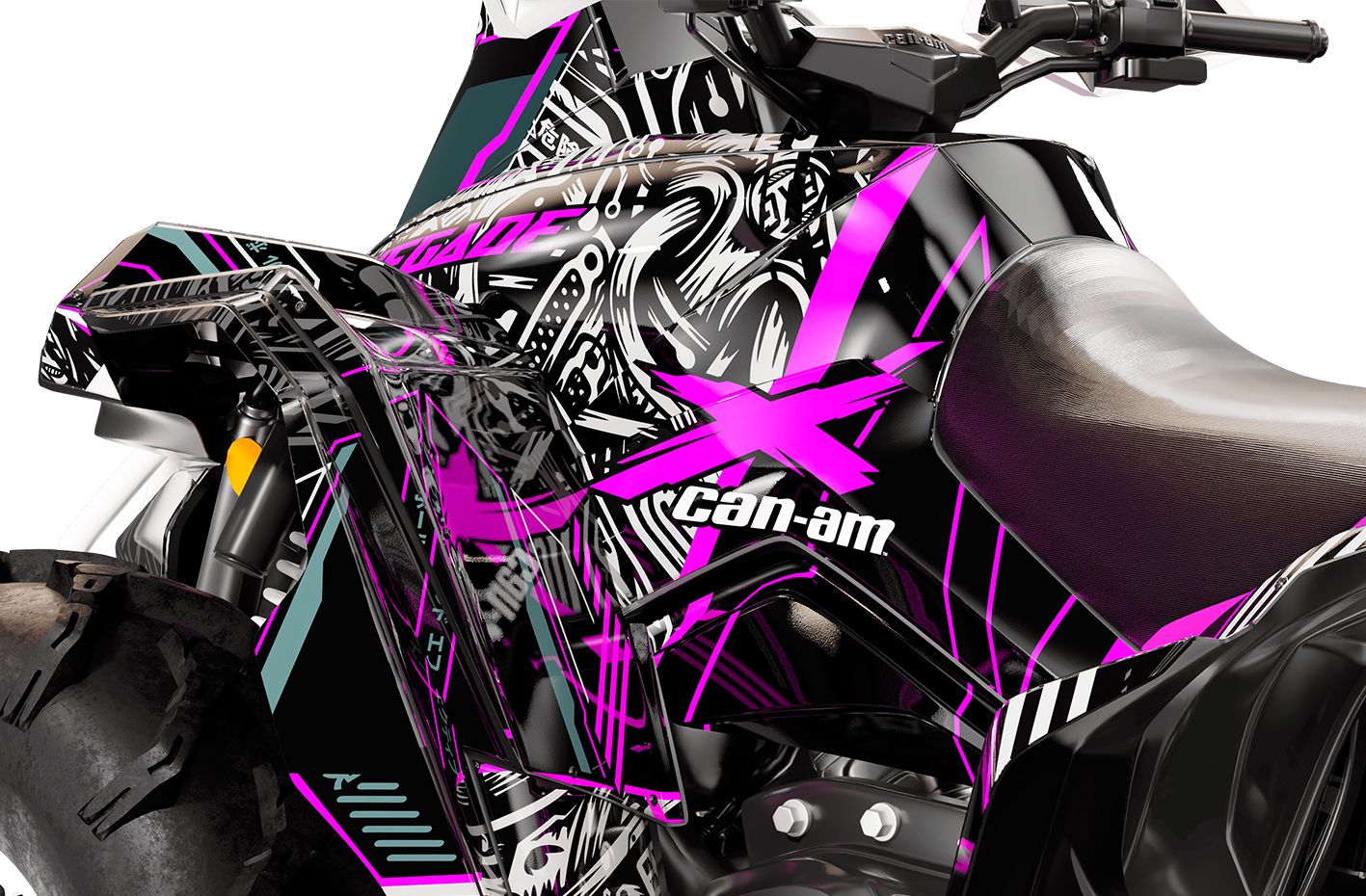 Наклейки CAN-AM RENEGADE 011_1