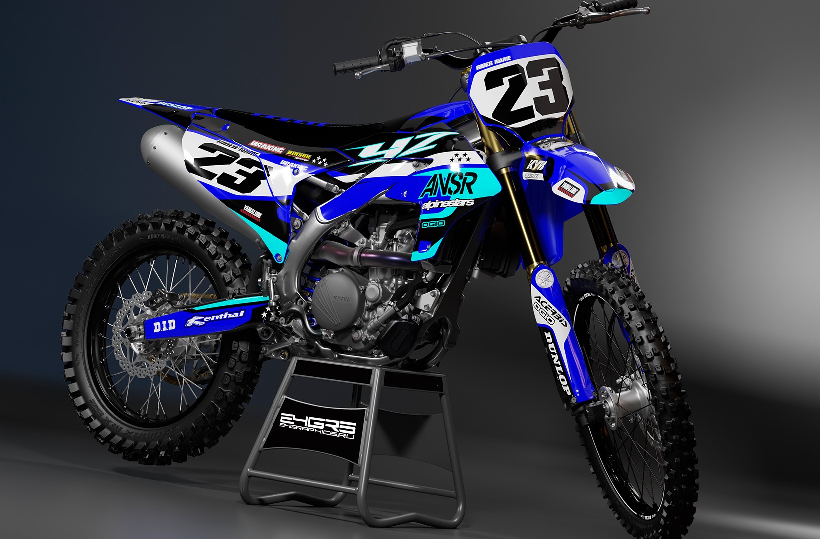 Наклейки на мотоцикл YAMAHA 064_1
