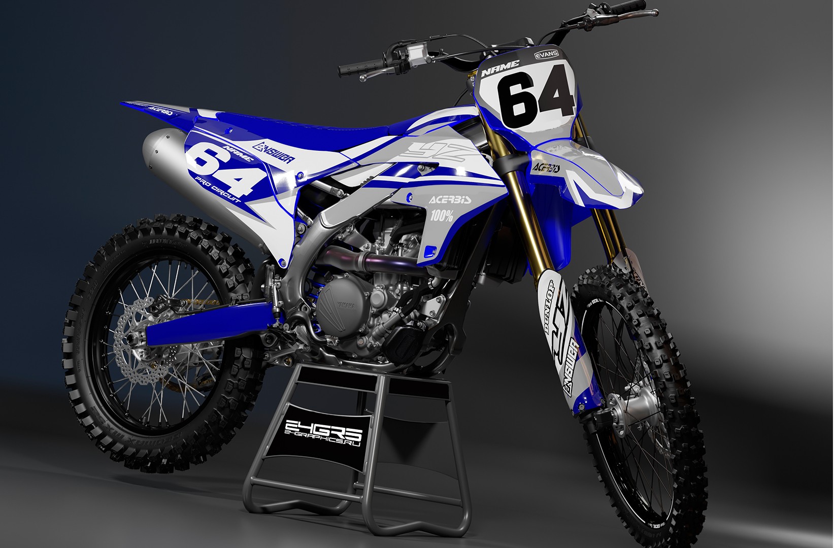 Наклейки на мотоцикл YAMAHA 070
