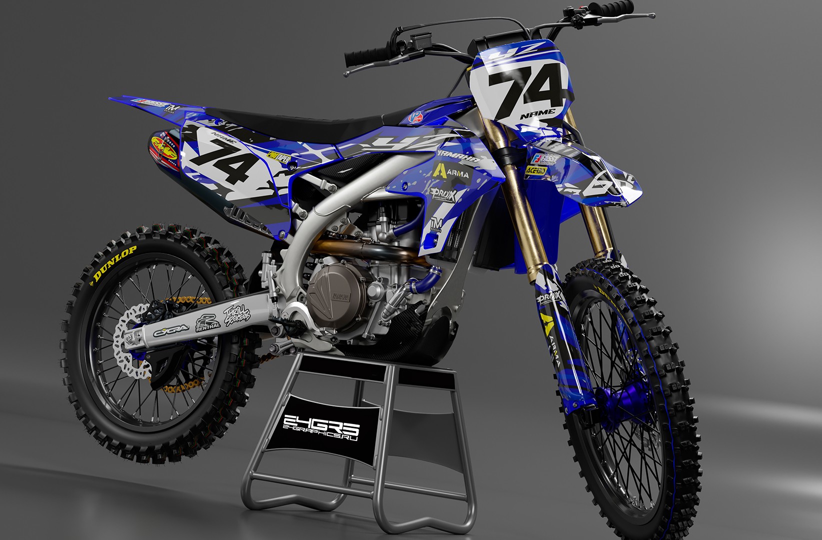 Наклейки на мотоцикл YAMAHA 075_0