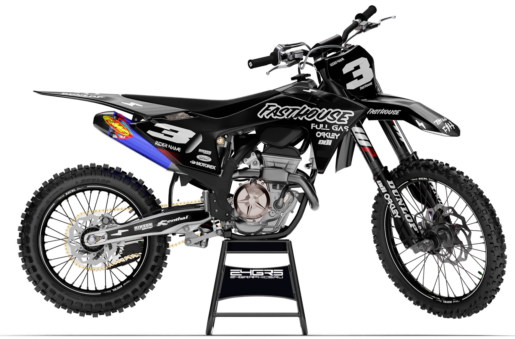 Наклейки на мотоцикл GAS GAS018_0