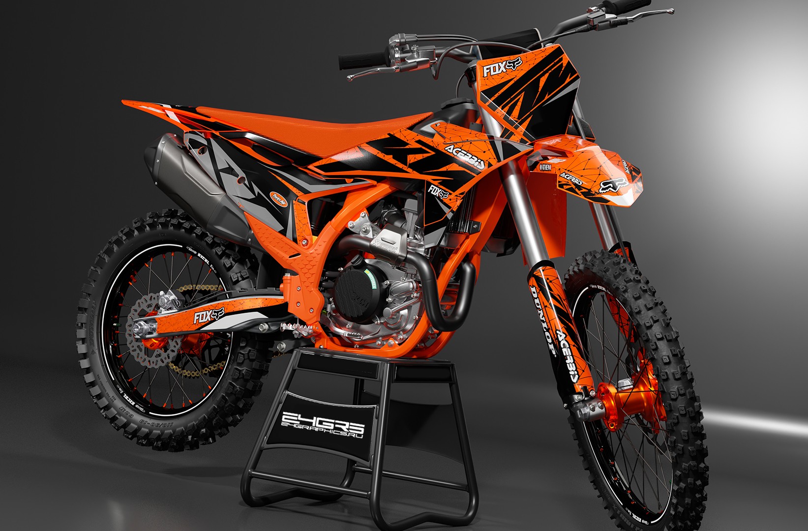 Наклейки на мотоцикл KTM 048