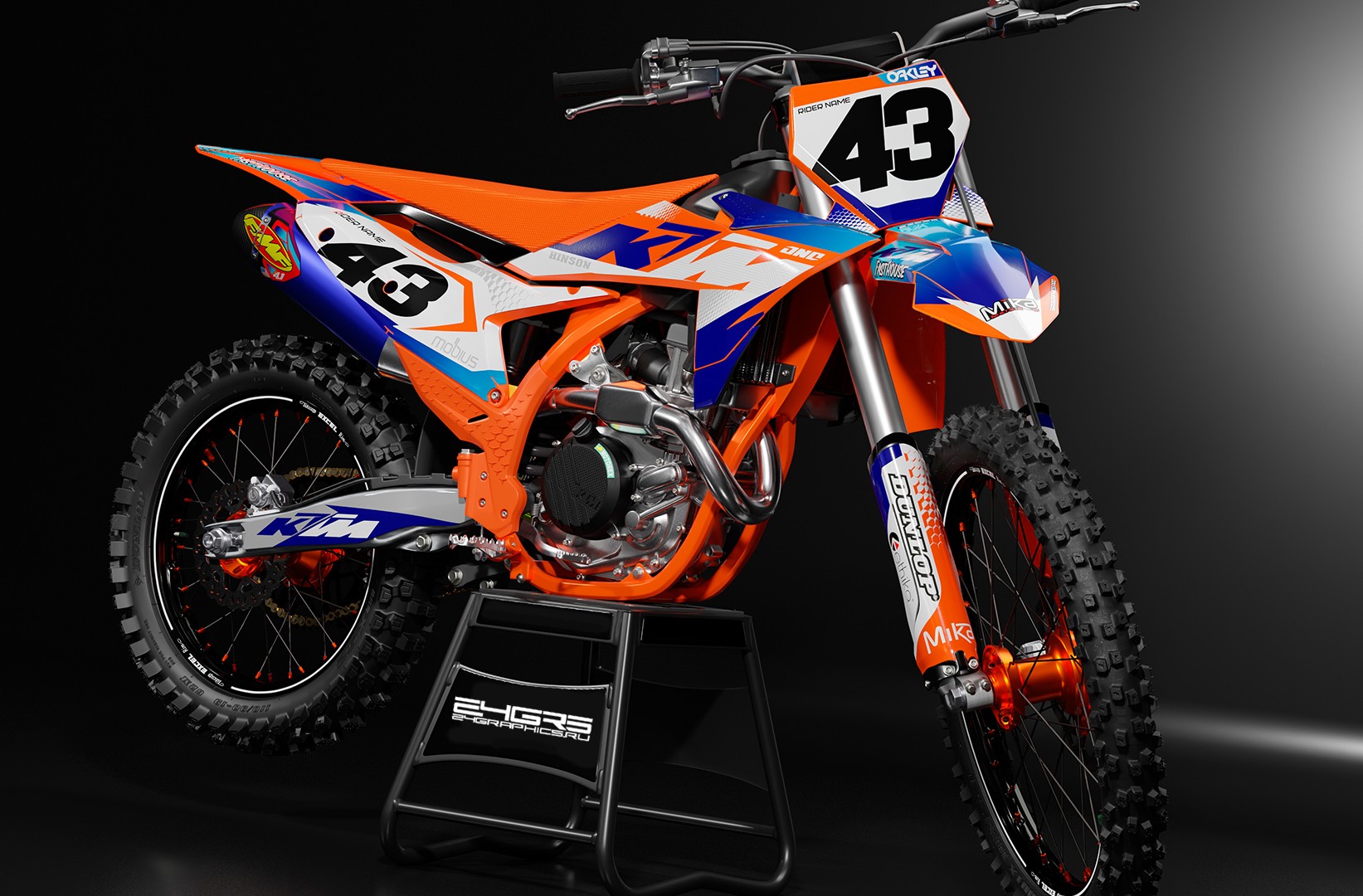 Наклейки на мотоцикл KTM 050