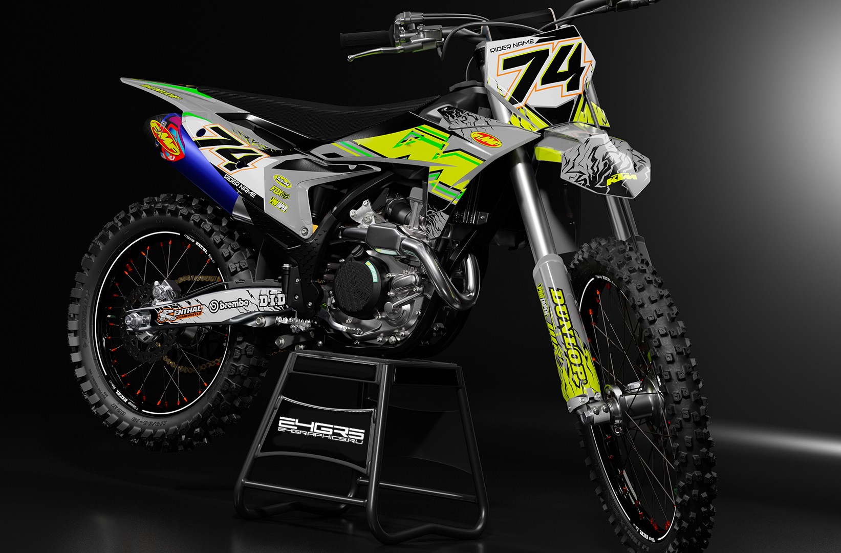 Наклейки на мотоцикл KTM 053