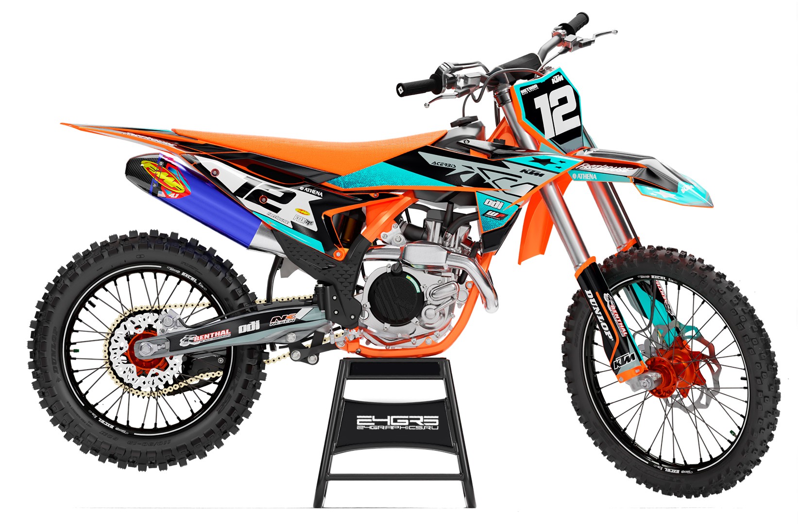 Наклейки на мотоцикл KTM 061_2