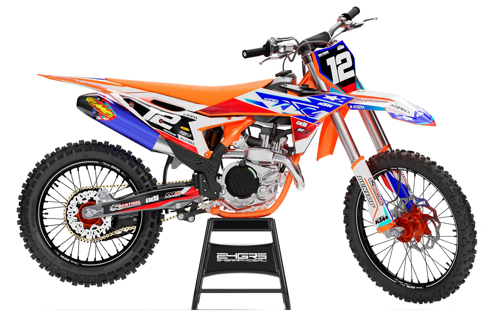 Наклейки на мотоцикл KTM 061_0