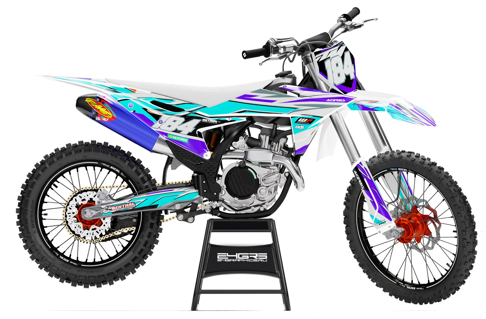 Наклейки на мотоцикл KTM 064