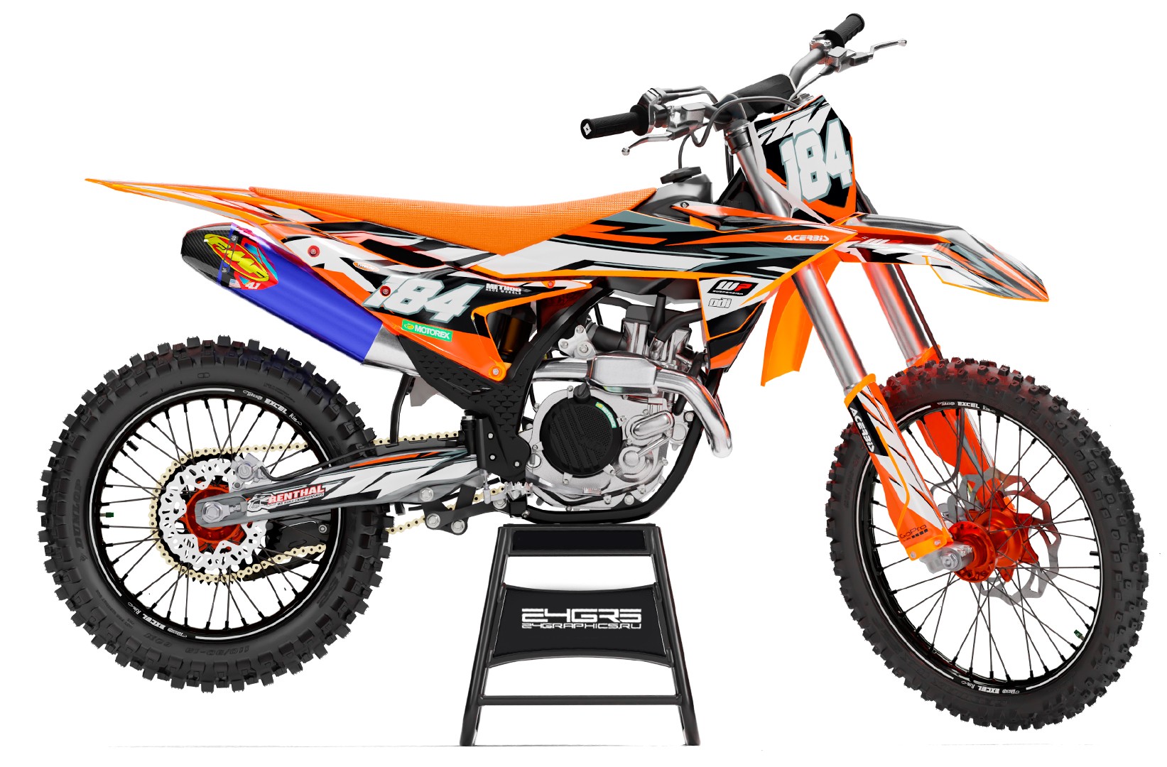 Наклейки на мотоцикл KTM 064_2