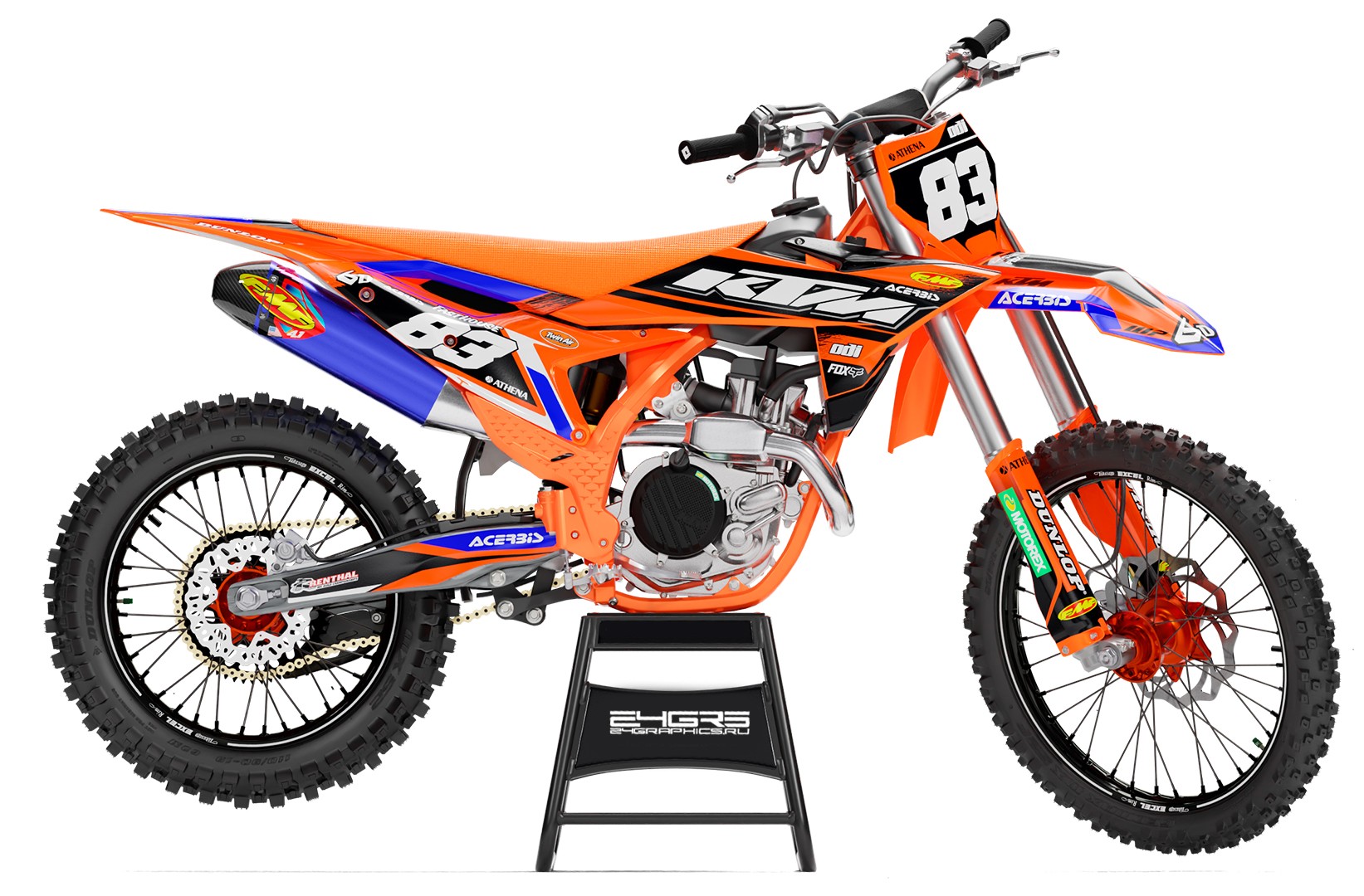 Наклейки на мотоцикл KTM 065_2