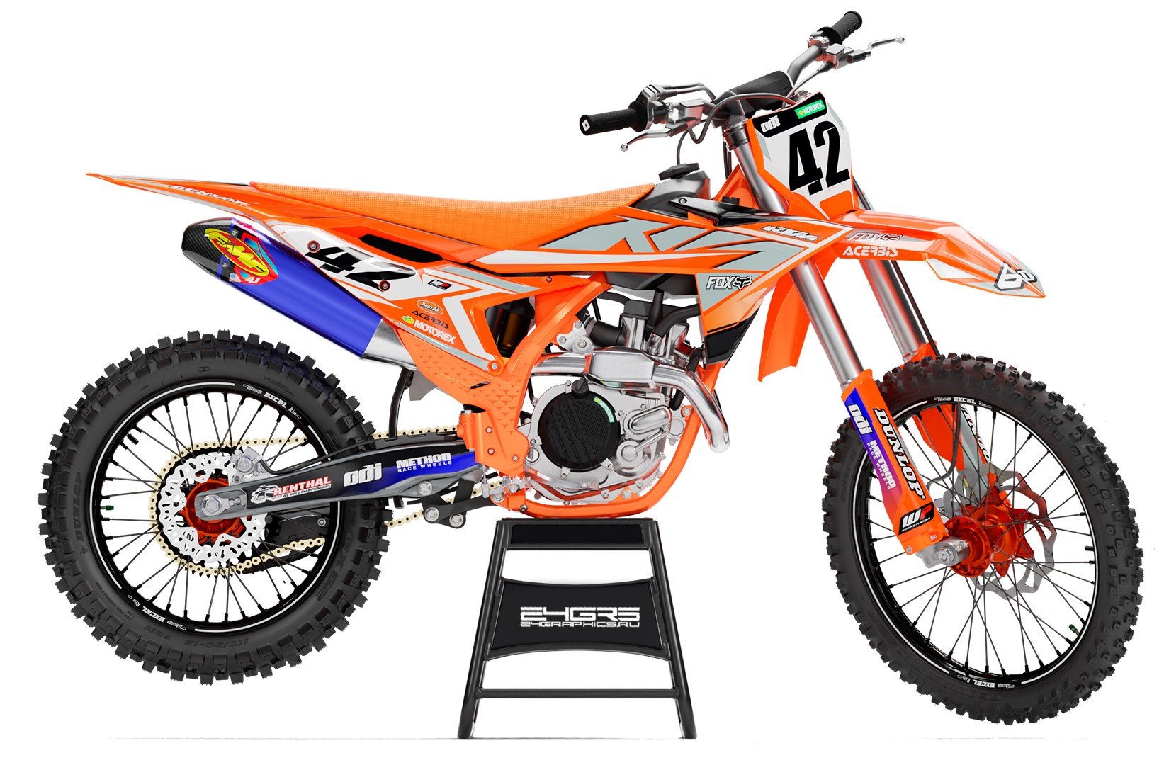 Наклейки на мотоцикл KTM 066_1