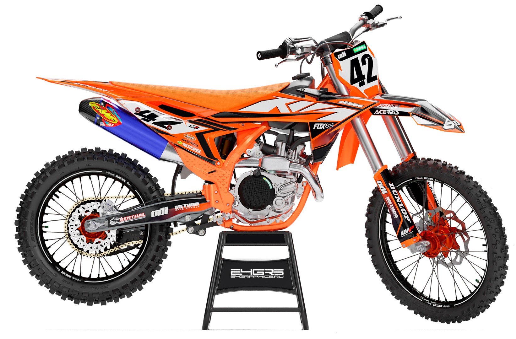 Наклейки на мотоцикл KTM 066_2