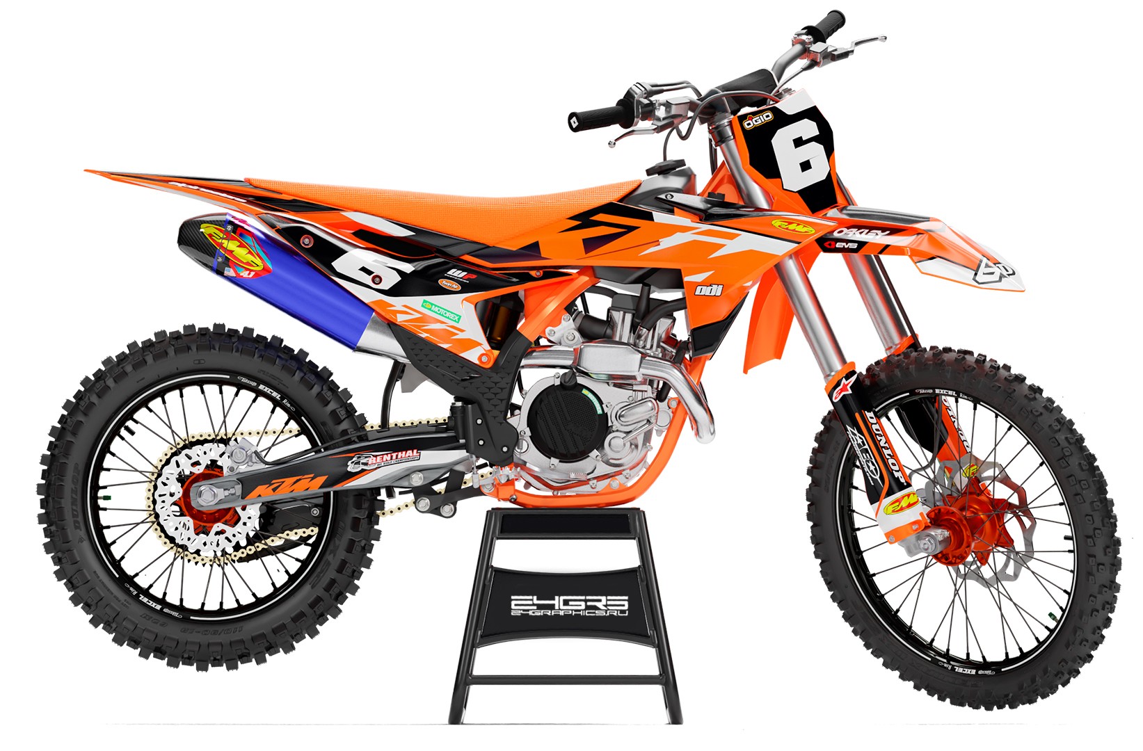 Наклейки на мотоцикл KTM 067_1