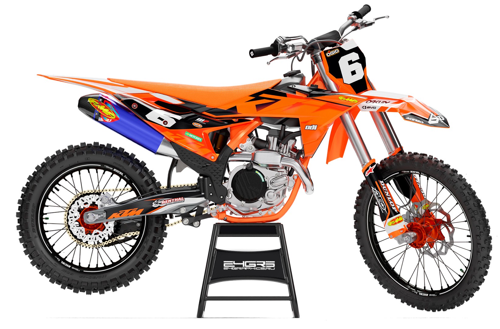 Наклейки на мотоцикл KTM 067_2