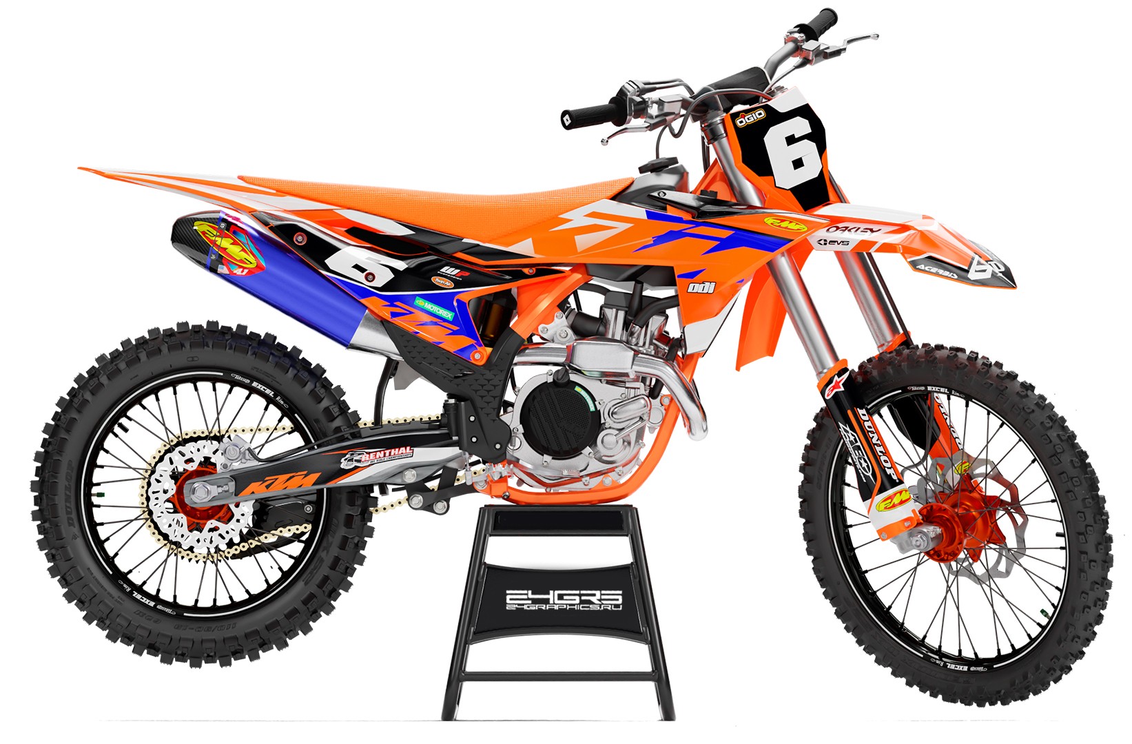 Наклейки на мотоцикл KTM 067_3