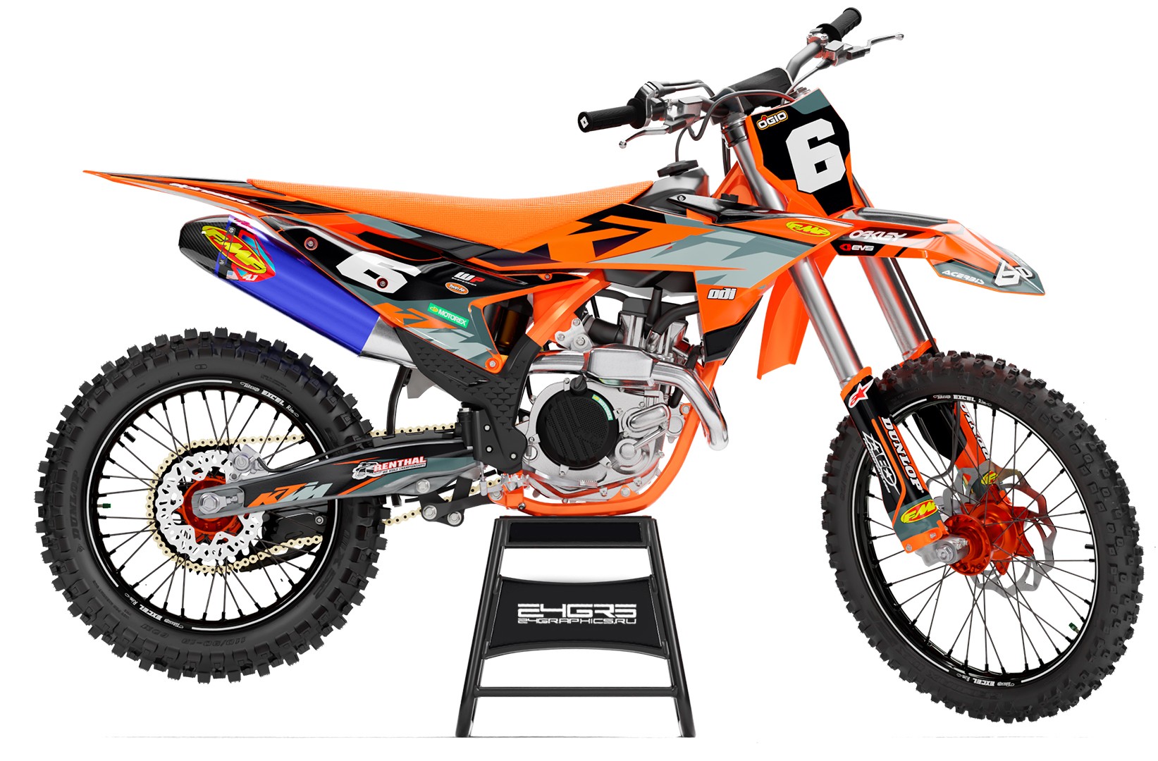 Наклейки на мотоцикл KTM 067