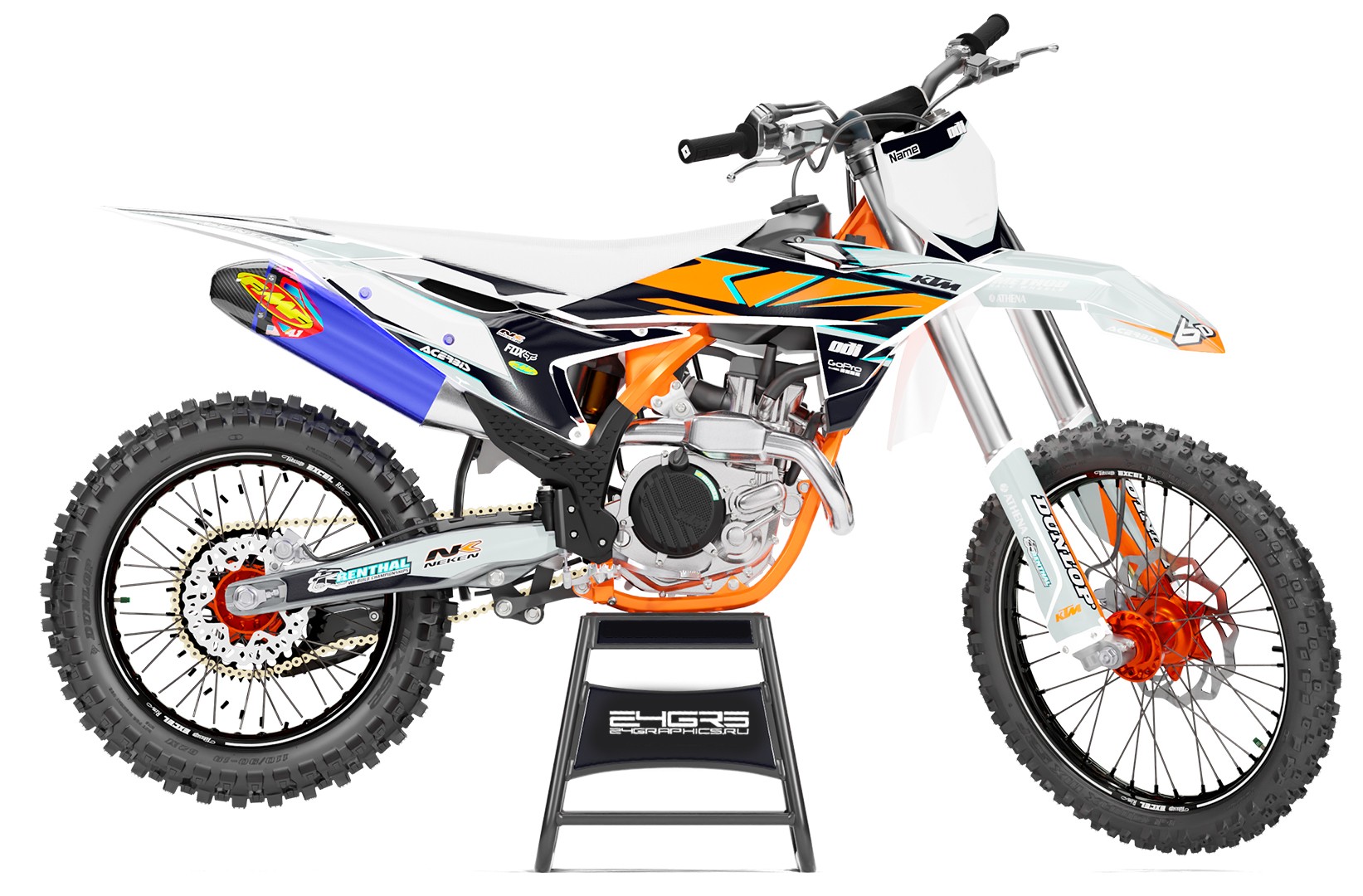 Наклейки на мотоцикл KTM 070_0