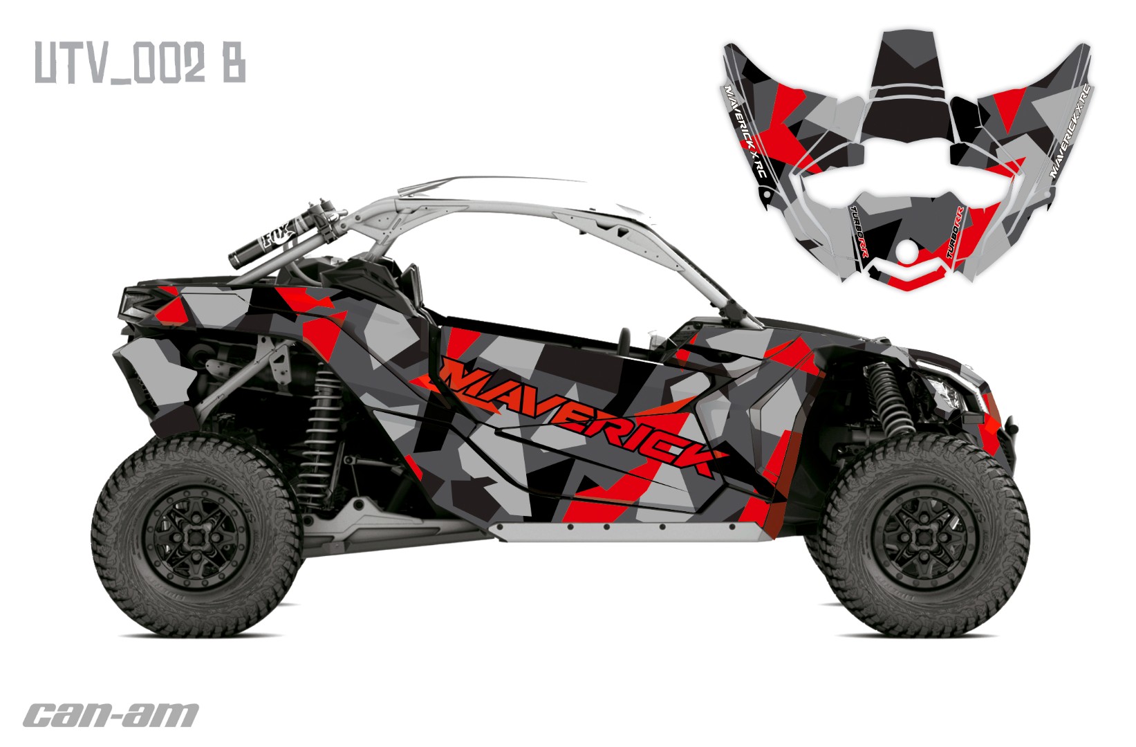 Наклейки Can Am Maverick X3 002_0