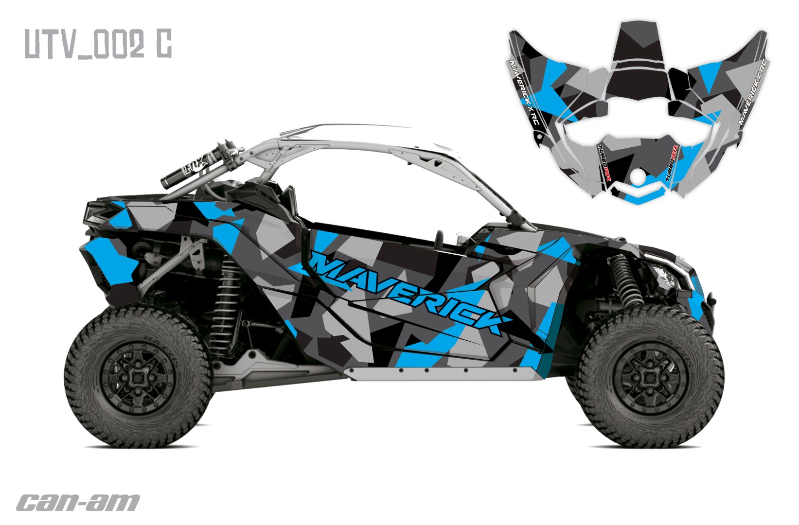 Наклейки Can Am Maverick X3 002_2