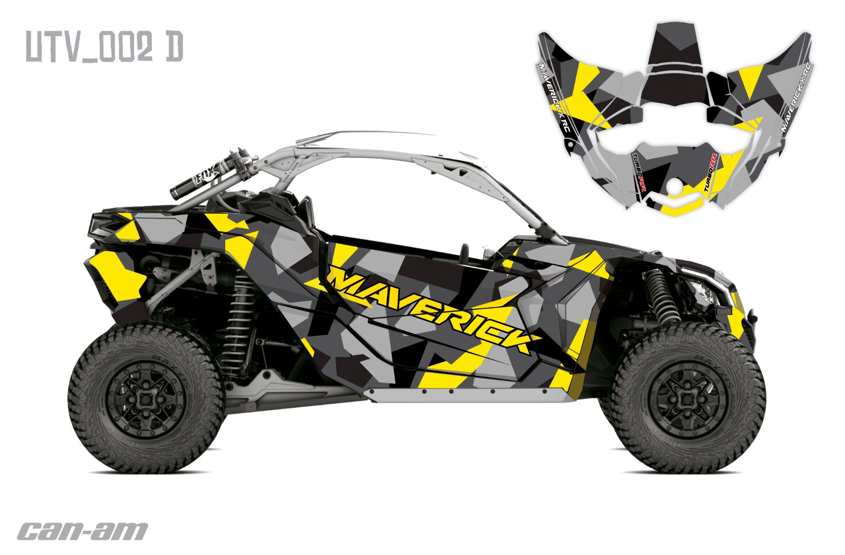 Наклейки Can Am Maverick X3 002_3