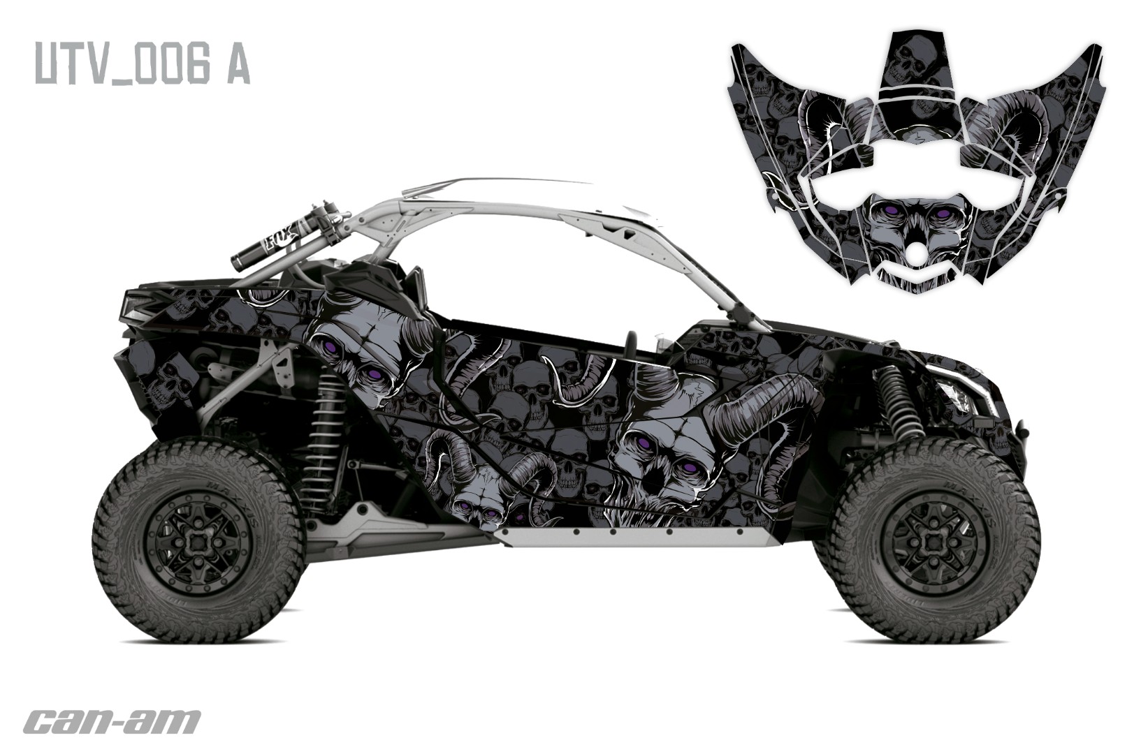 Наклейки Can Am Maverick X3 006_0