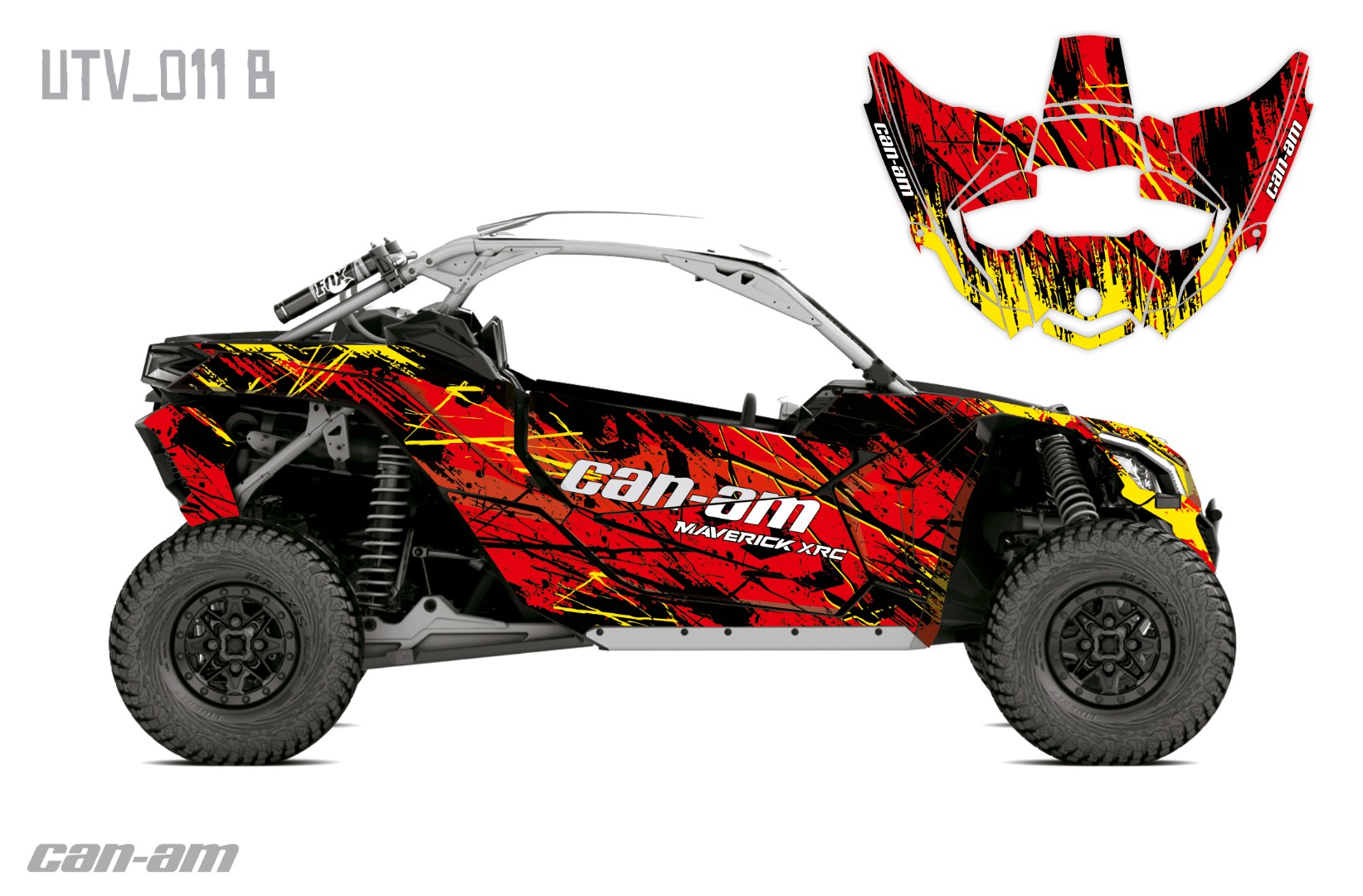 Наклейки Can Am Maverick X3 011_1