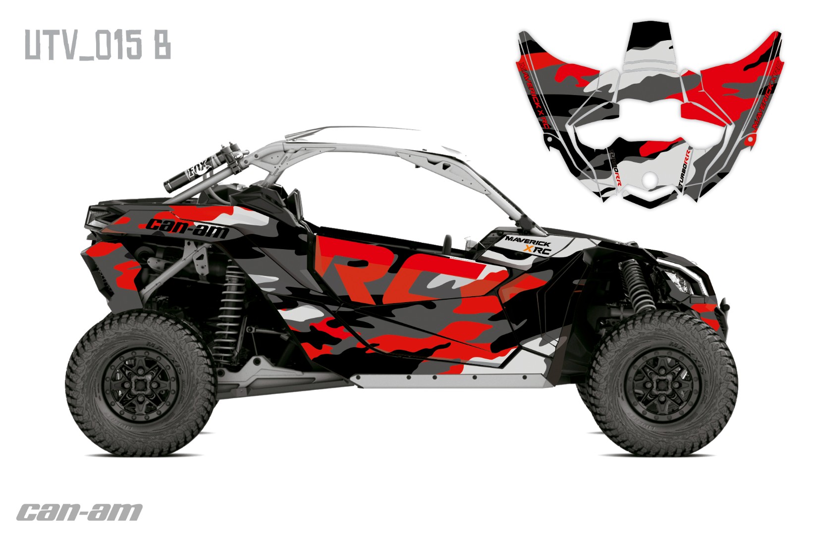 Наклейки Can Am Maverick X3 015_1