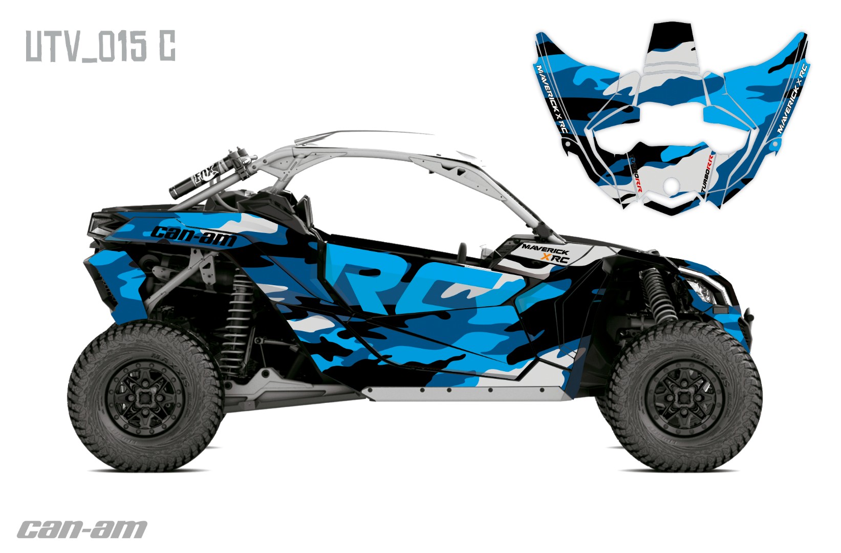 Наклейки Can Am Maverick X3 015_2