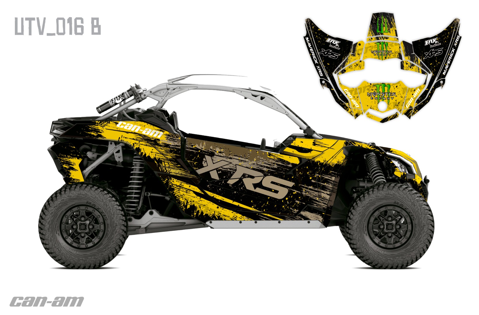 Наклейки Can Am Maverick X3 016_1