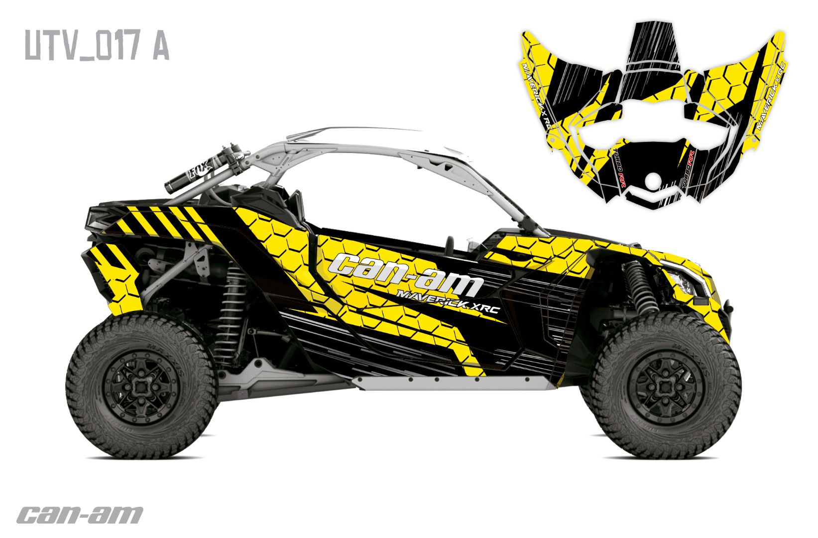 Наклейки Can Am Maverick X3 017