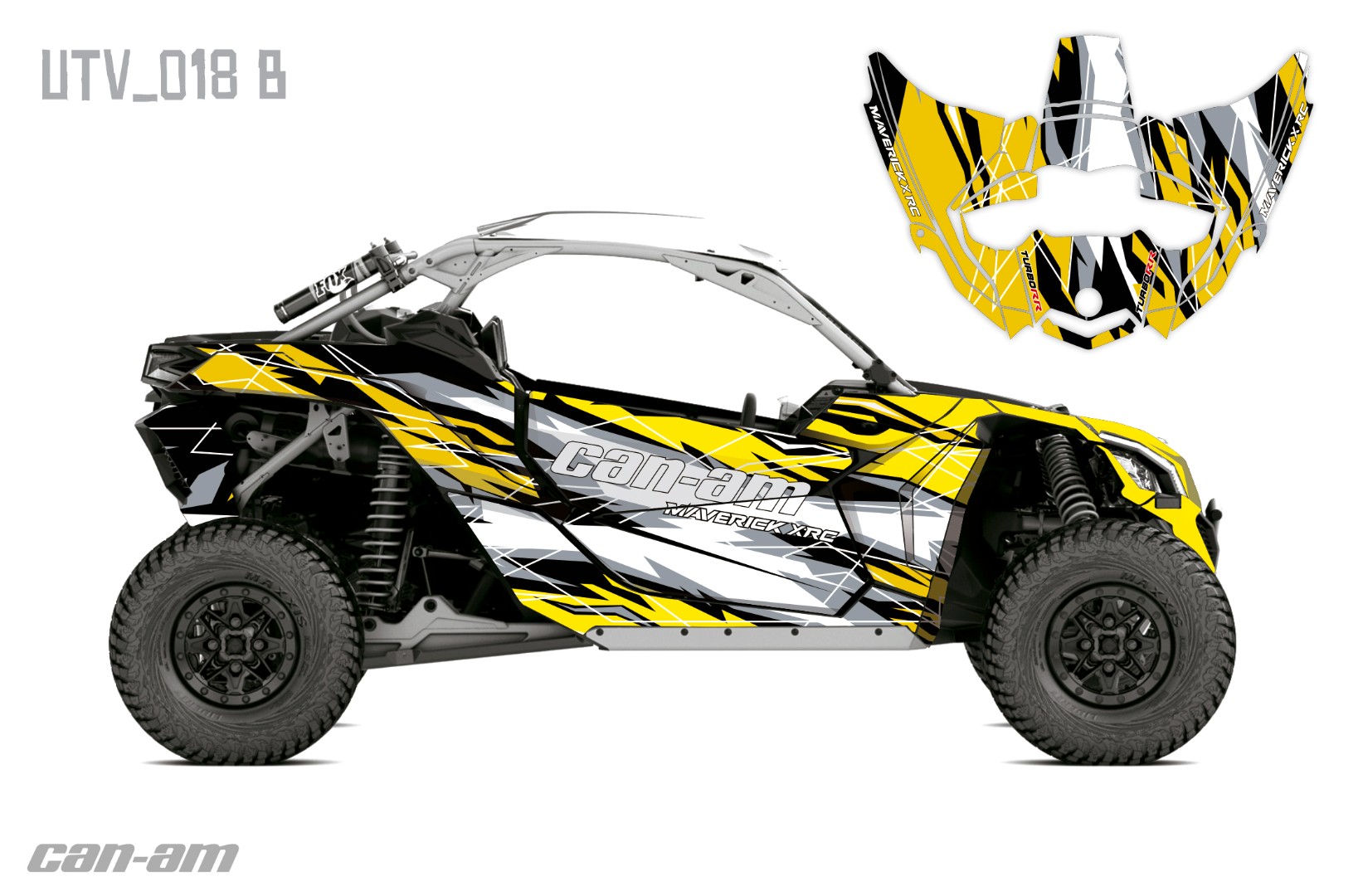 Наклейки Can Am Maverick X3 018_1