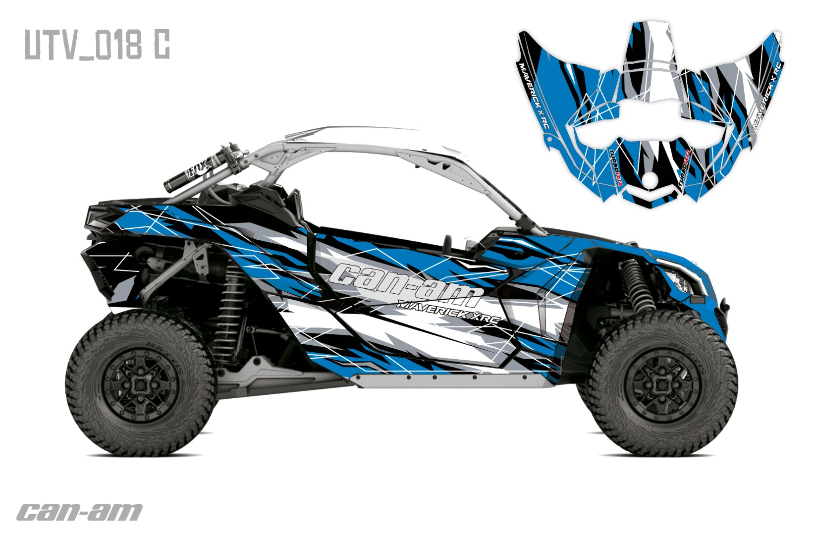 Наклейки Can Am Maverick X3 018_2