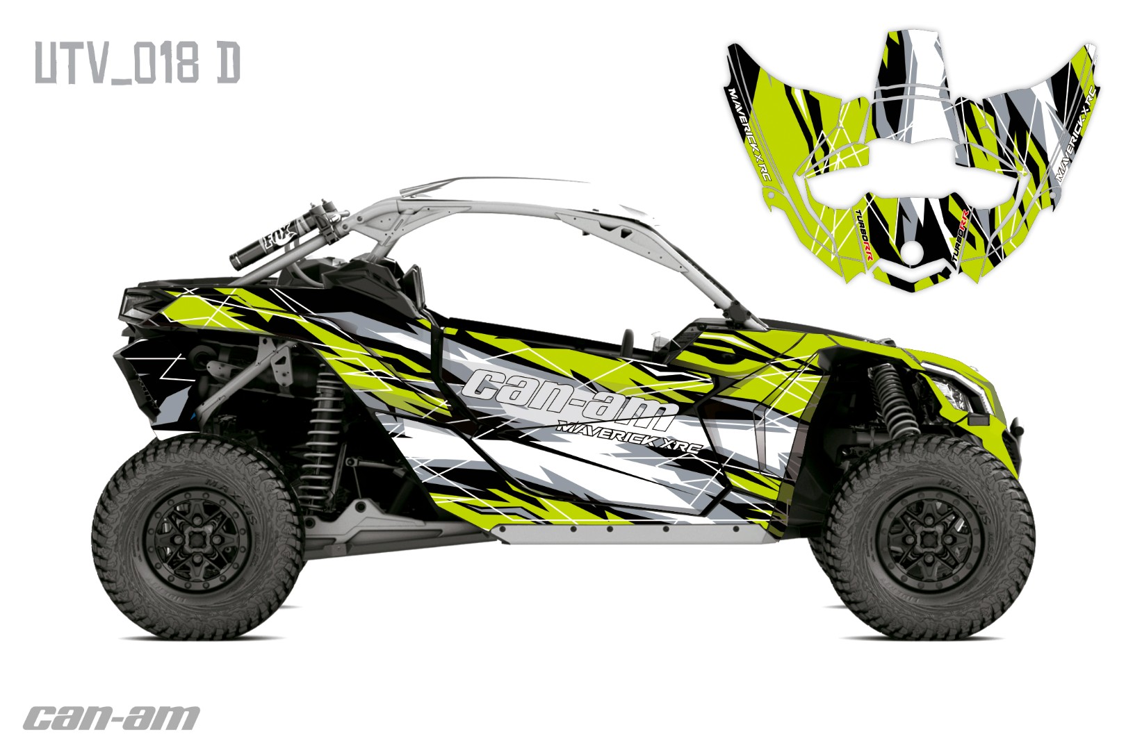 Наклейки Can Am Maverick X3 018_3