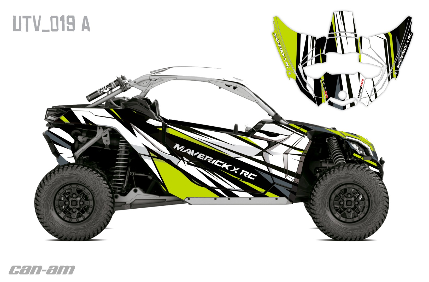 Наклейки Can Am Maverick X3 019_0