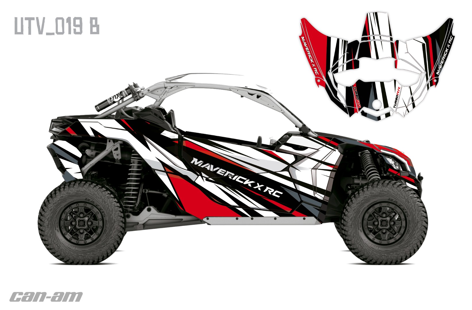 Наклейки Can Am Maverick X3 019_1