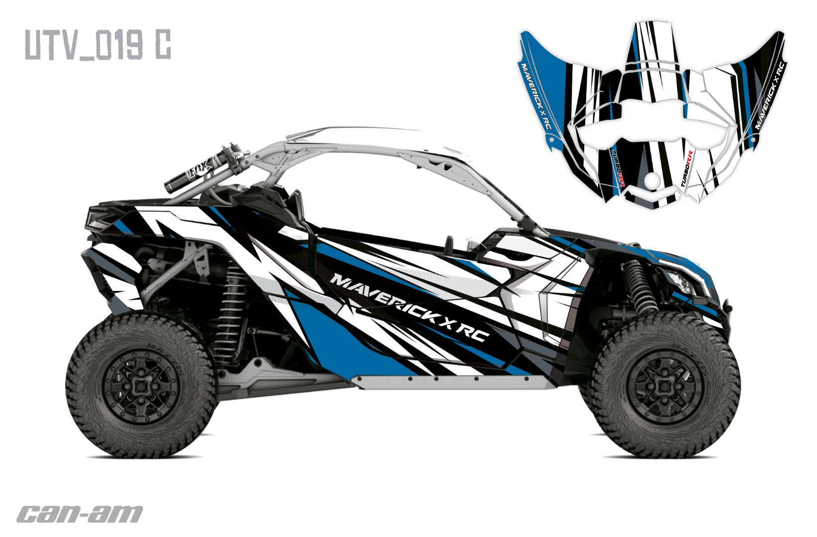 Наклейки Can Am Maverick X3 019_2