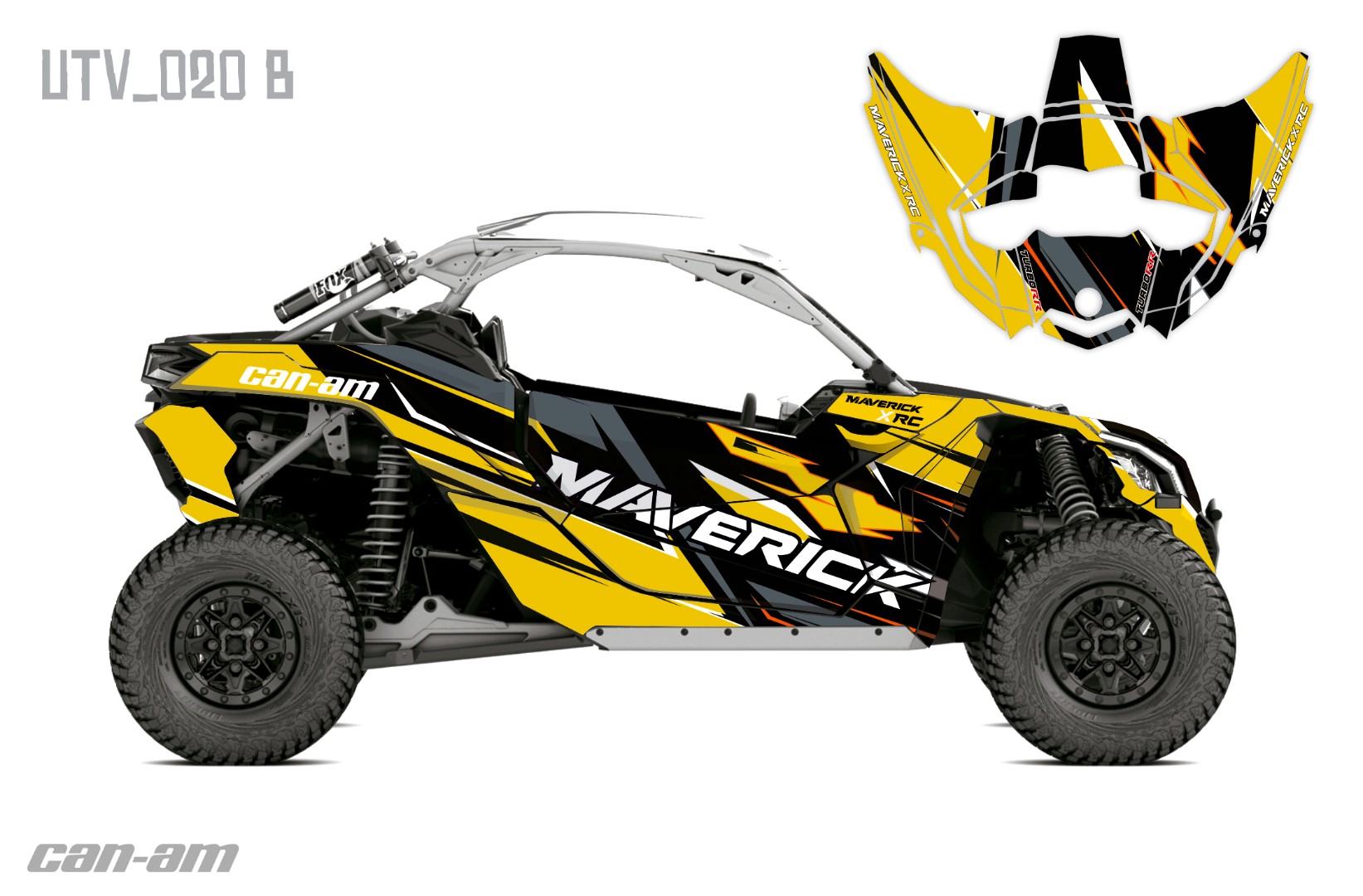 Наклейки Can Am Maverick X3 020_1