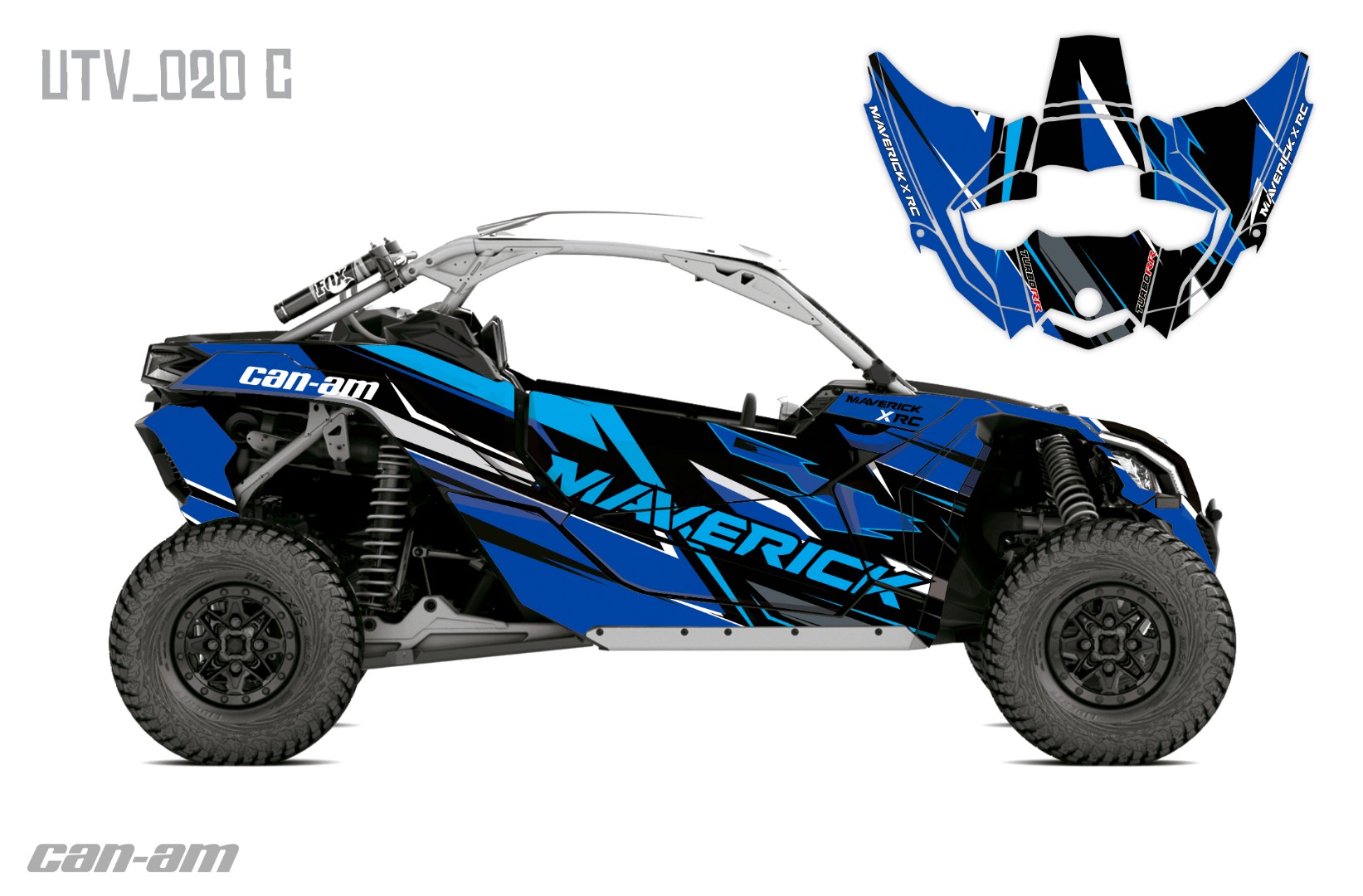 Наклейки Can Am Maverick X3 020_2