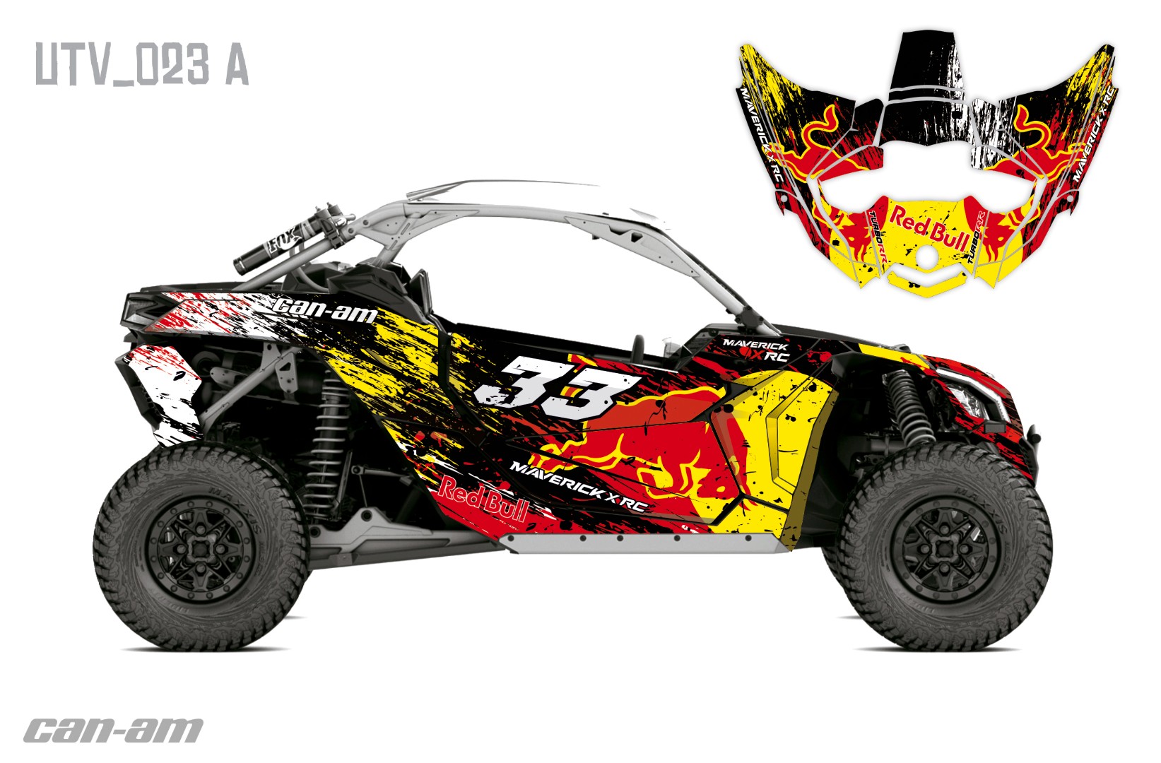 Наклейки Can Am Maverick X3 023_0