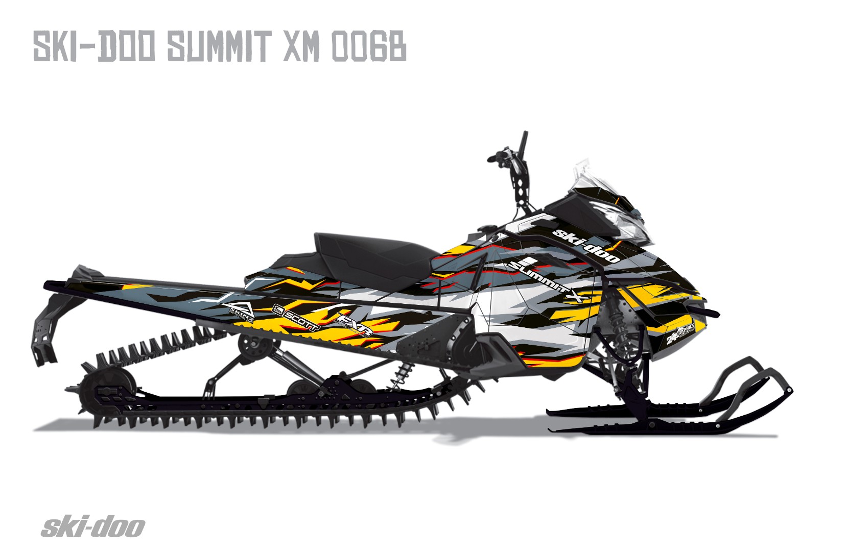 Наклейки Ski-doo Summit XM 006_1