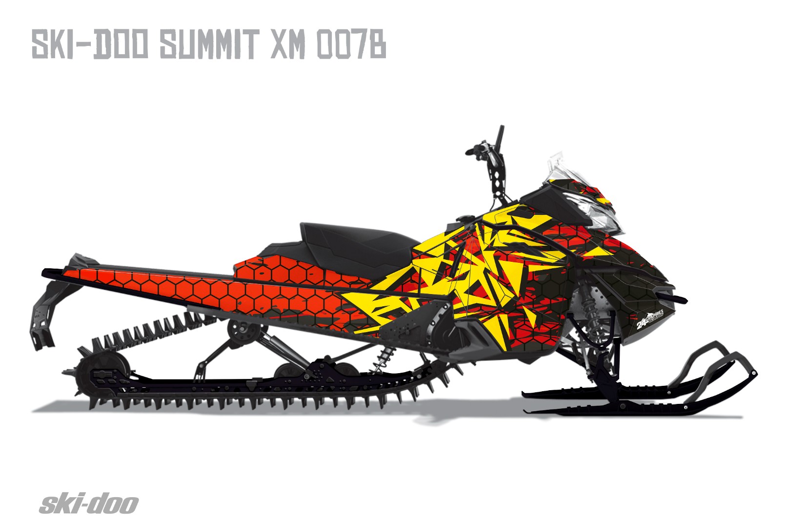 Наклейки Ski-doo Summit XM 007_1