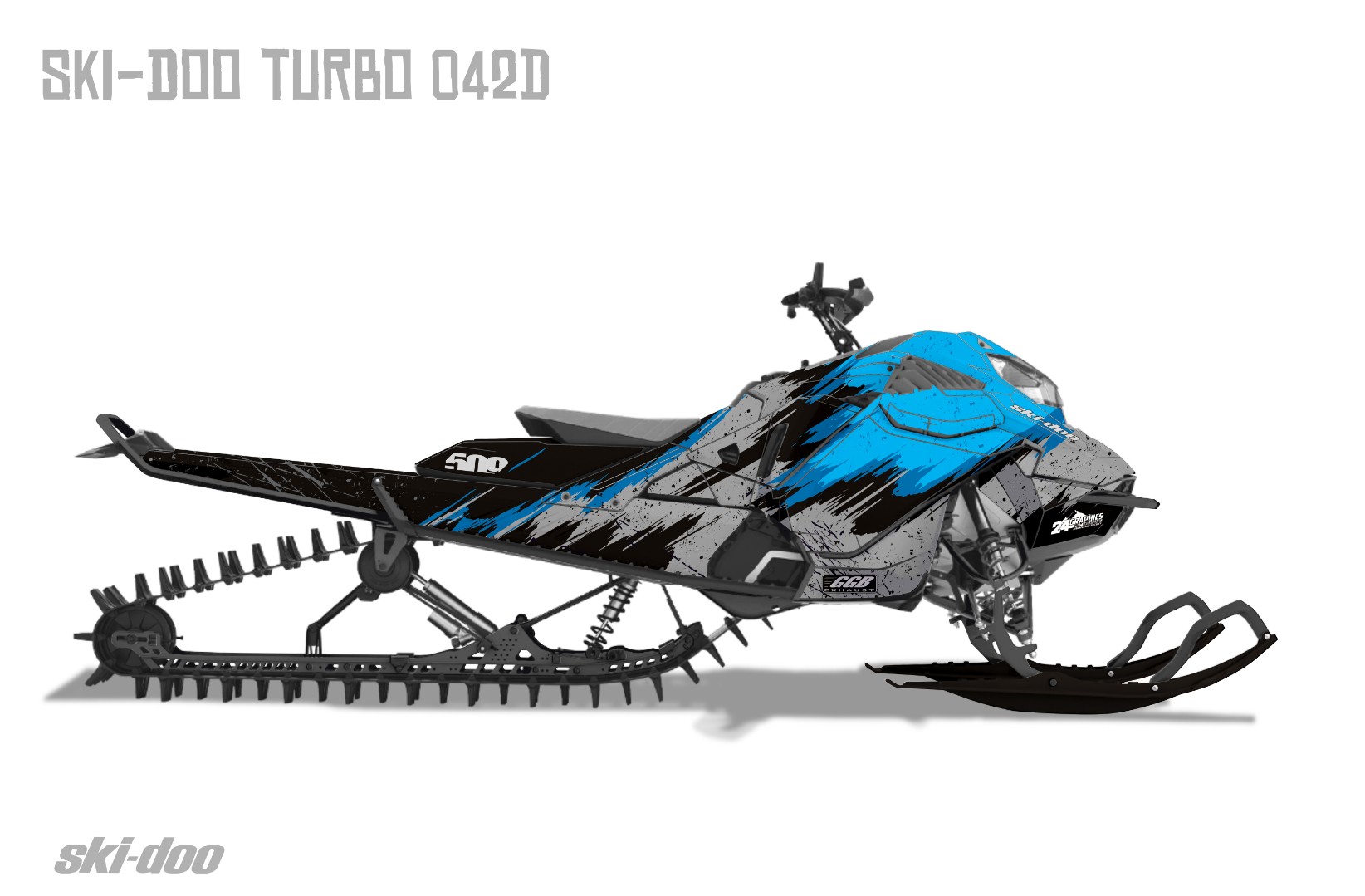 Наклейки Ski-doo Summit Turbo 042_2