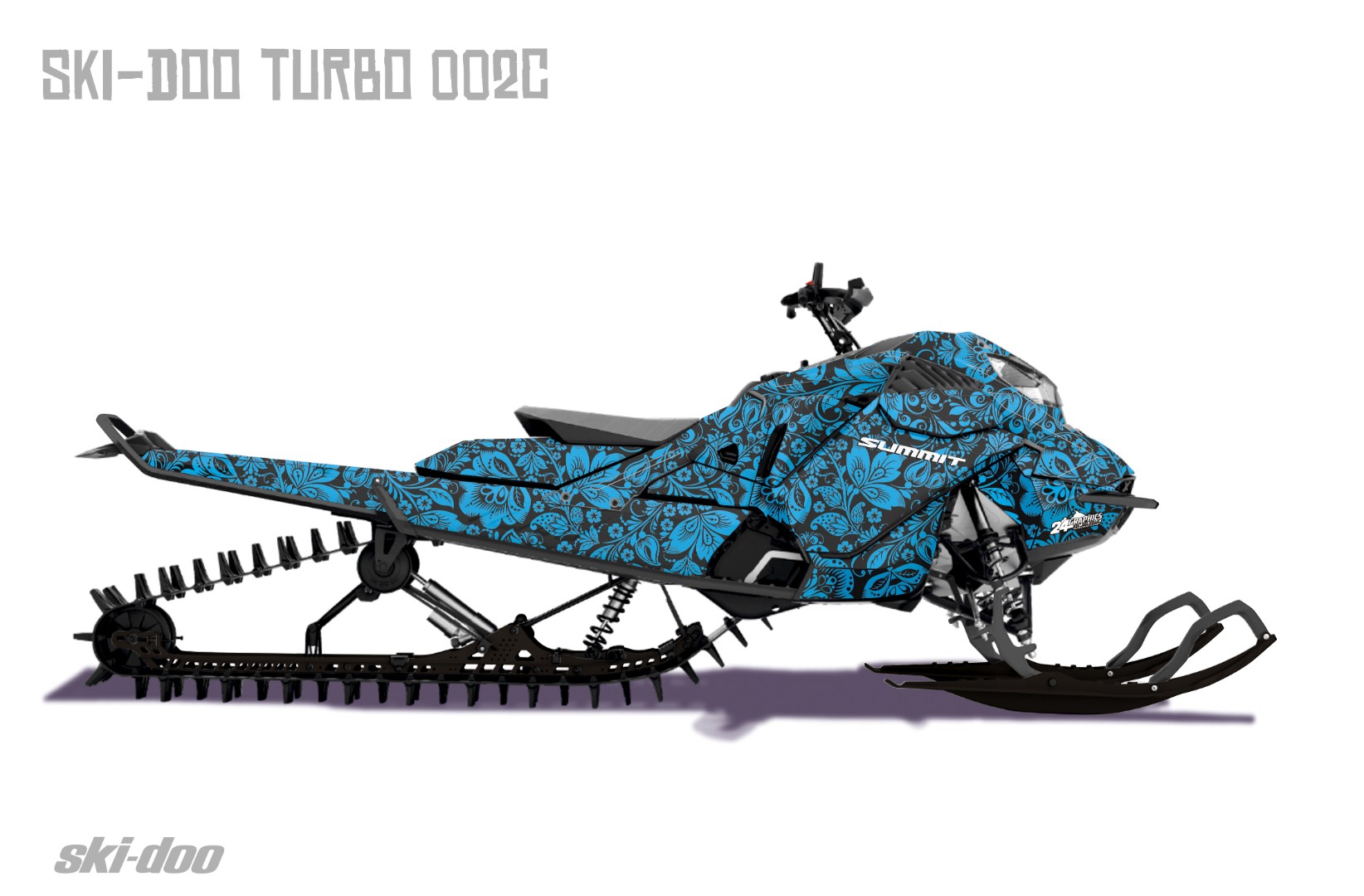 Наклейки Ski-doo Summit Turbo 002_2