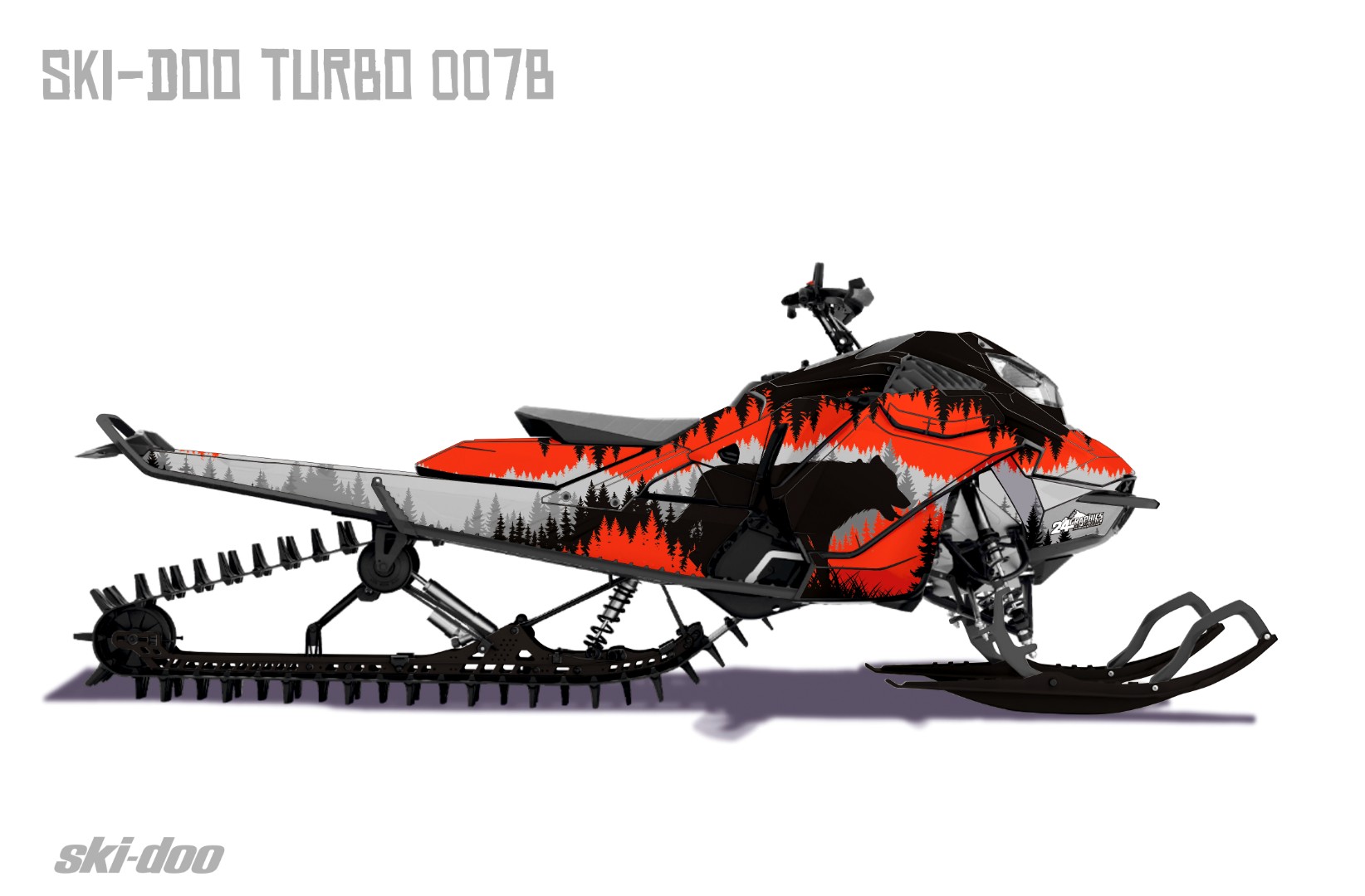 Наклейки Ski-doo Summit Turbo 007_1