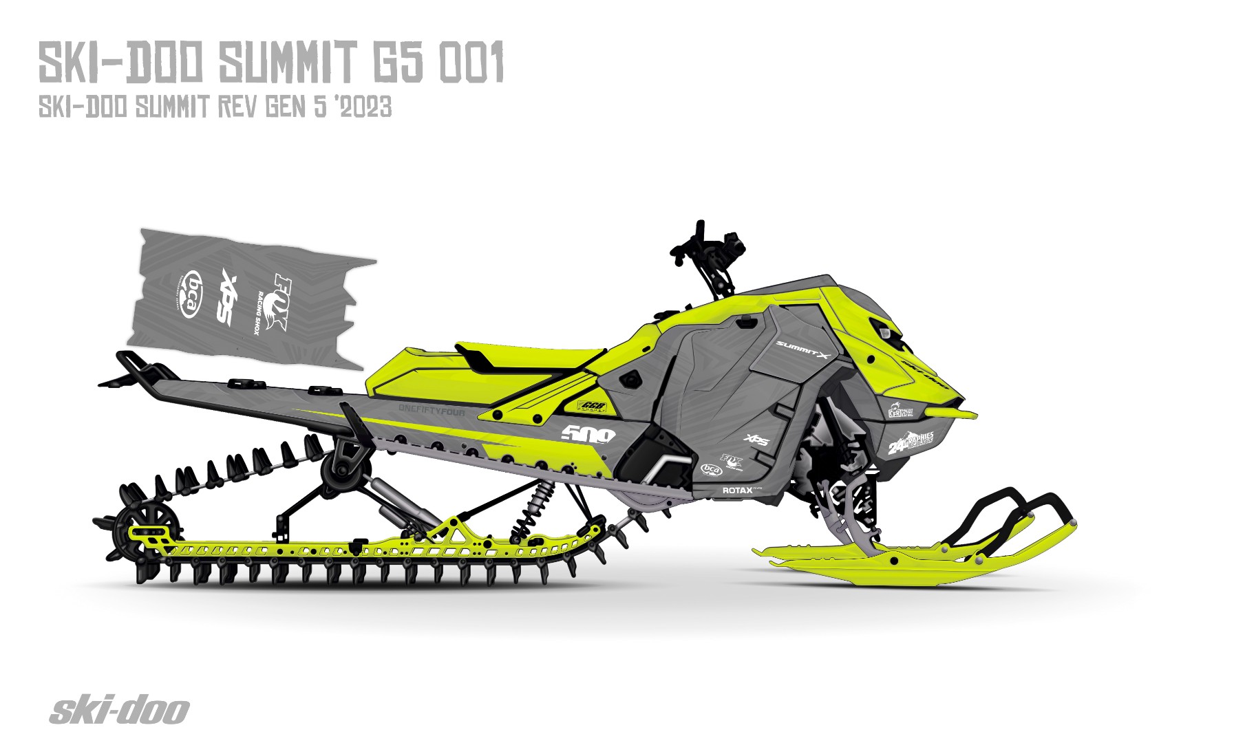 Наклейки Ski-doo Summit REV GEN5 001