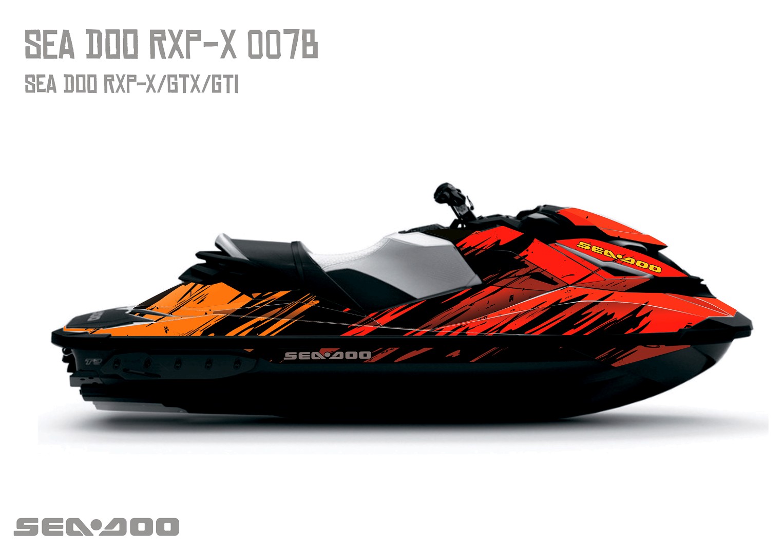 Наклейки на гидроцикл SEA-DOO RXP/RXT/GTI 007_1