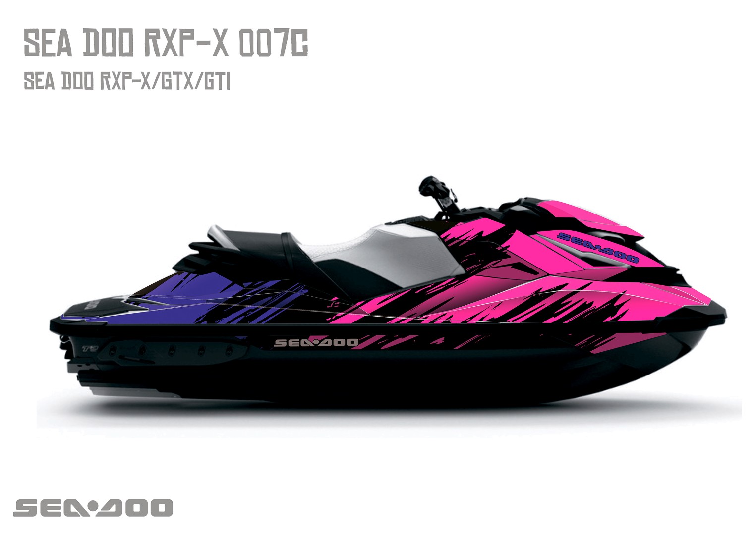 Наклейки на гидроцикл SEA-DOO RXP/RXT/GTI 007_2