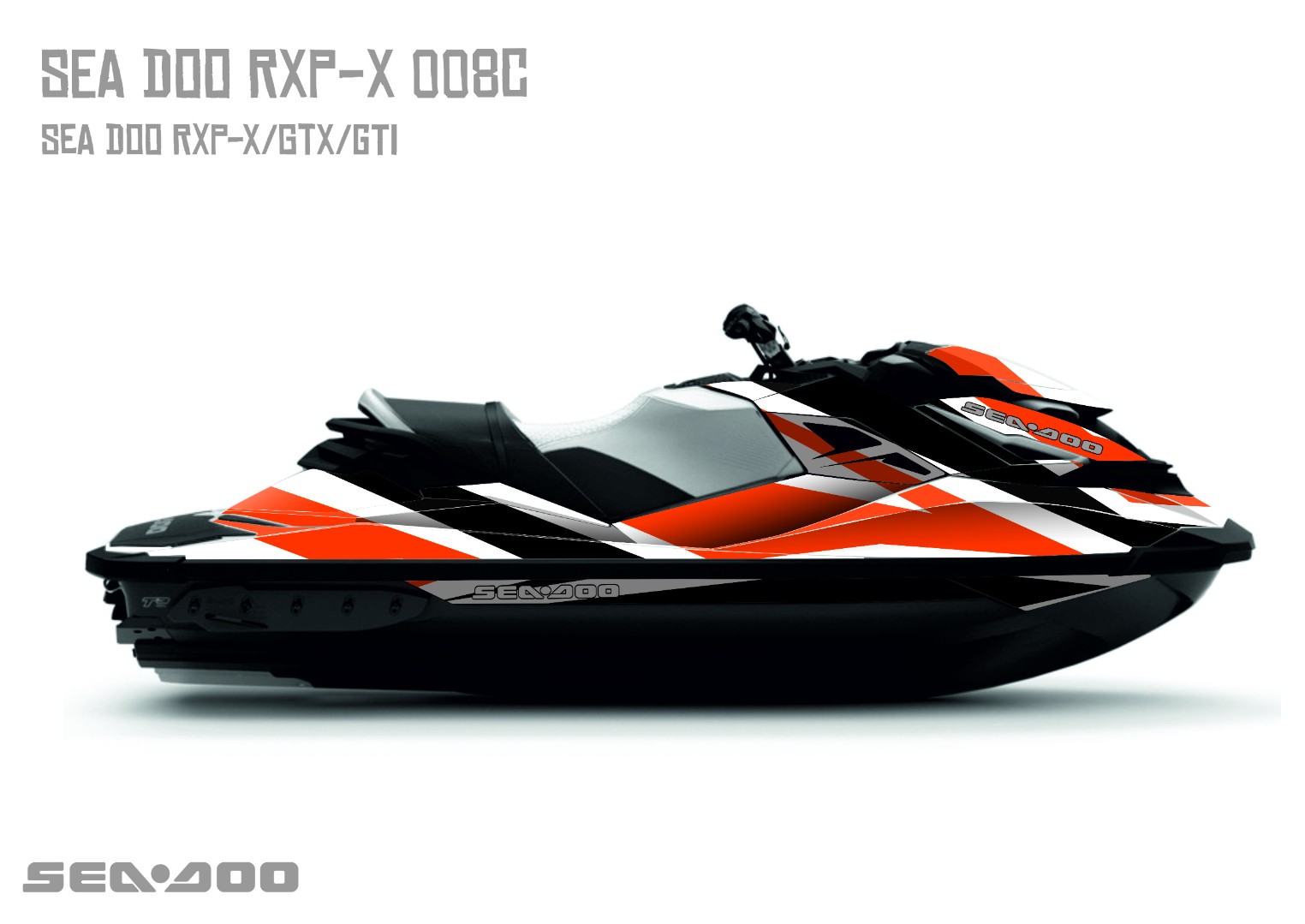 Наклейки на гидроцикл SEA-DOO RXP/RXT/GTI 008_2